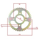 KIT TRANSMISION BAJAJ ROUSER 135 43/15 428H-130L C/CAD. DOR STD