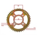 CORONA Y PIÑON HONDA GLH150 GAUCHA STD 