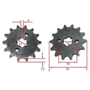 KIT TRANSMISION HONDA CB1 44/14 428H-122L C/CAD. DOR STD