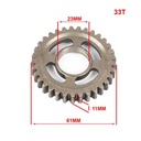 ENGRANAJE 2° VELOCIDAD SOBRE SECUNDARIO Z-33 ZANELLA 250 ZR GTA (4T) CREUSO (8385-000)