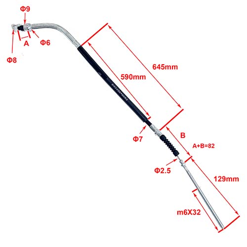 CABLE FRENO DEL. (B) HONDA NAVI 110B (ORIGINAL) STD