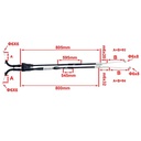 CABLE ACELERADOR YAMAHA XTZ 250 LANDER (A+B 2 CABLES) STD