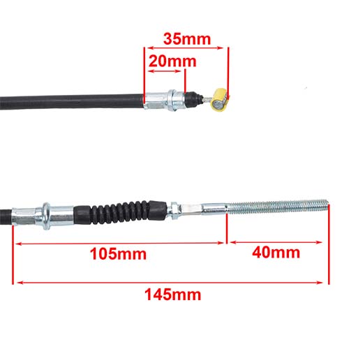 CABLE FRENO DEL. HONDA ELITE 50 STD