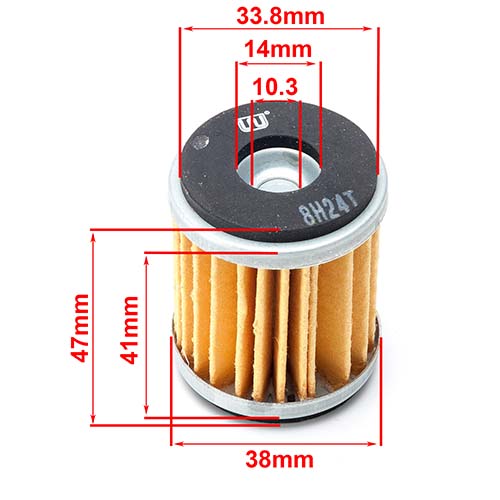 FILTRO DE ACEITE YAMAHA YBR250/YS250/XT250 STD