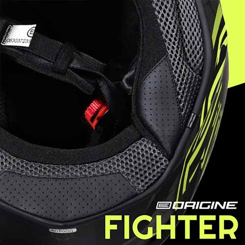 CASCO H151 DINAMO FIGHTER MATT FLUO YELLOW/BLACK S ORIGINE