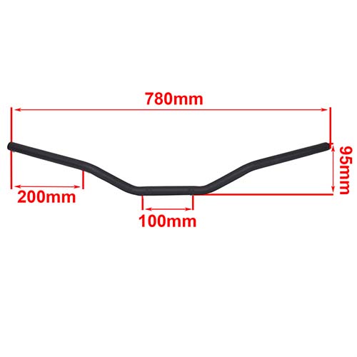 MANUBRIO 5021 TRACKER LOW NEGRO MDA