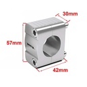 ANCLAJE CLAMP ADAPTADOR 22mm A 28mm PULIDO WIRTZ (255-WTZ-POL)