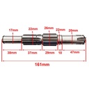 EJE SECUNDARIO (ESTRIA FINA DE PIÑON = YBR/ XTZ-K) YAMAHA 125 XTZ E/ ED/ K (4T) CREUSO (7043-000)