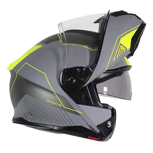 CASCO H272 LOGIC LINEAR - MATT FLUO YELLOW/GREY L ORIGINE