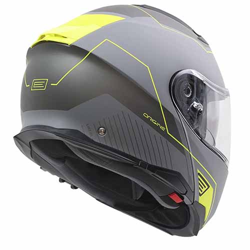 CASCO H272 LOGIC LINEAR - MATT FLUO YELLOW/GREY L ORIGINE