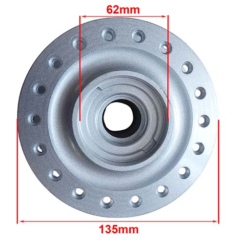 MAZA DELANTERA YAMAHA YBR 125 C/FRENO A DISCO YAMATO