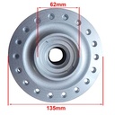 MAZA DELANTERA YAMAHA YBR 125 C/FRENO A DISCO YAMATO