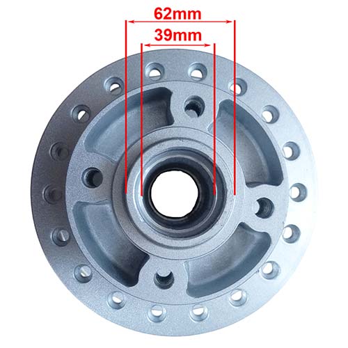 MAZA DELANTERA YAMAHA YBR 125 C/FRENO A DISCO YAMATO