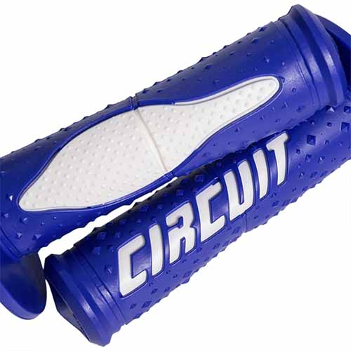 PUÑO ELECTRA RACING AZUL/BLANCO (JGO) CIRCUIT MA008-242