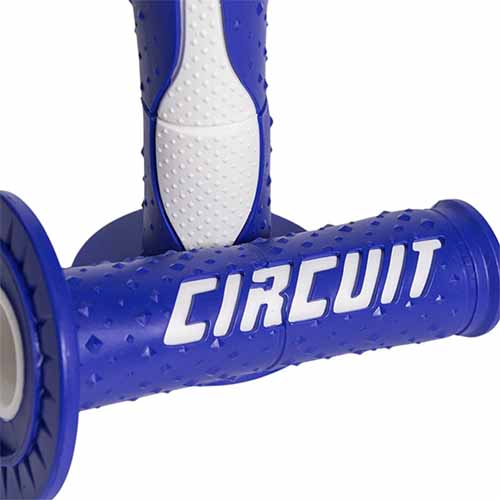 PUÑO ELECTRA RACING AZUL/BLANCO (JGO) CIRCUIT MA008-242