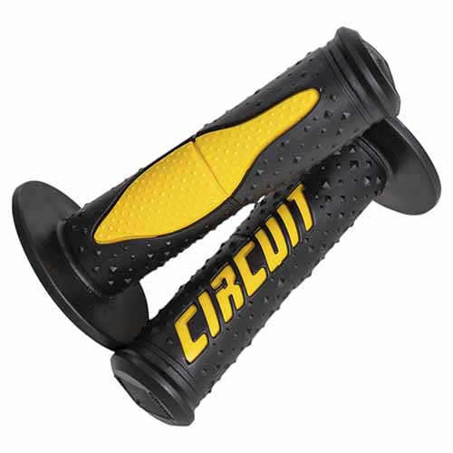 PUÑO ELECTRA RACING NEGRO/AMARILLO (JGO) CIRCUIT MA008-216