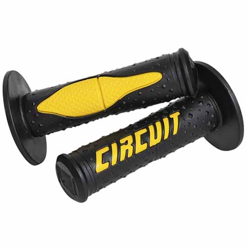 PUÑO ELECTRA RACING NEGRO/AMARILLO (JGO) CIRCUIT MA008-216