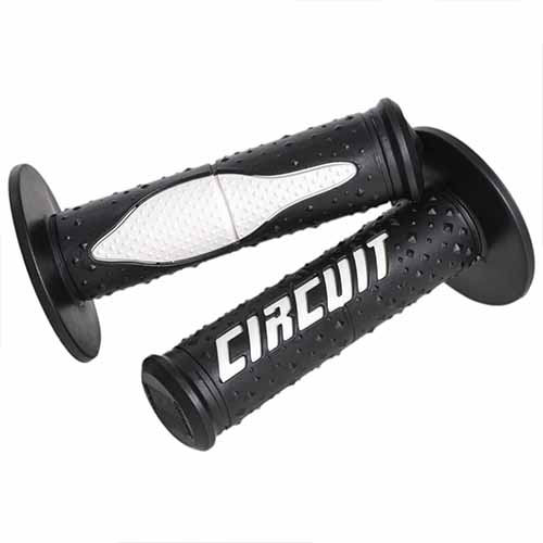 PUÑO ELECTRA RACING NEGRO/BLANCO (JGO) CIRCUIT MA008-212