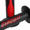 PUÑO ELECTRA RACING NEGRO/ROJO (JGO) CIRCUIT MA008-215