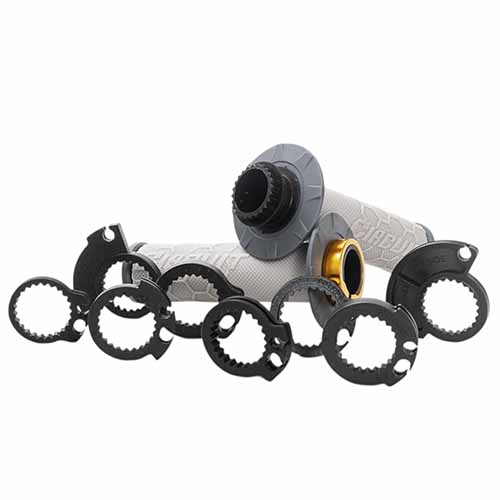 PUÑO UNIVERSAL KIRA LOCK-ON GRIS/TITANIO C/ADAPTADORES (JGO) CIRCUIT MA016-23A