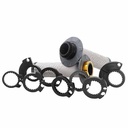 PUÑO UNIVERSAL KIRA LOCK-ON GRIS/TITANIO C/ADAPTADORES (JGO) CIRCUIT MA016-23A