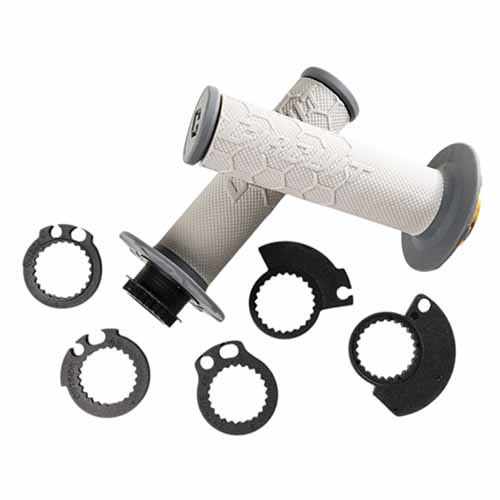 PUÑO UNIVERSAL KIRA LOCK-ON GRIS/TITANIO C/ADAPTADORES (JGO) CIRCUIT MA016-23A