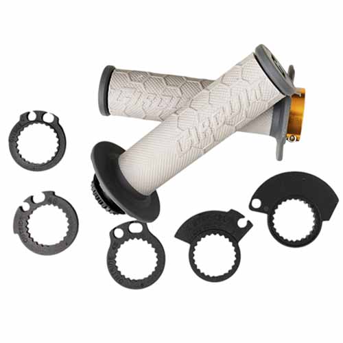 PUÑO UNIVERSAL KIRA LOCK-ON GRIS/TITANIO C/ADAPTADORES (JGO) CIRCUIT MA016-23A