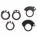 PUÑO UNIVERSAL KIRA LOCK-ON GRIS/TITANIO C/ADAPTADORES (JGO) CIRCUIT MA016-23A