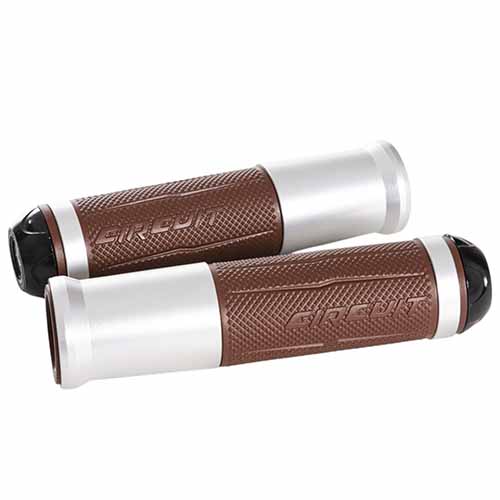 PUÑO SILVERSTONE MARRON/ALUMINIO (JGO) CIRCUIT MA017-34M