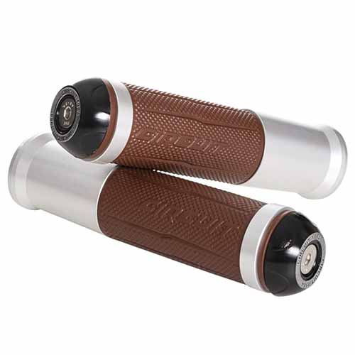 PUÑO SILVERSTONE MARRON/ALUMINIO (JGO) CIRCUIT MA017-34M