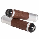 PUÑO SILVERSTONE MARRON/ALUMINIO (JGO) CIRCUIT MA017-34M