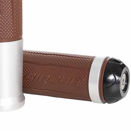 PUÑO SILVERSTONE MARRON/ALUMINIO (JGO) CIRCUIT MA017-34M