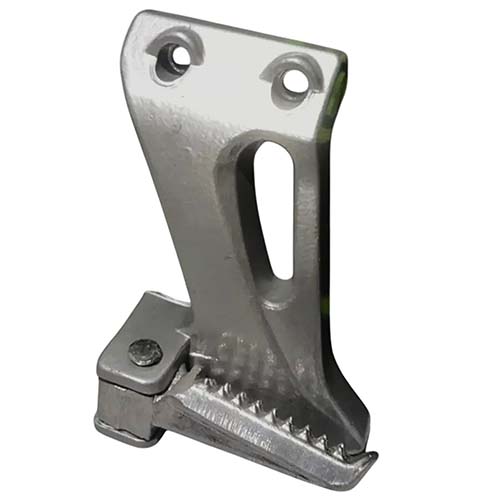 SOPORTE ORIGINAL C/PEDALIN ALUMINIO TRASERO IZQUIERDO ZANELLA RX150 PLASTICA VC (689)