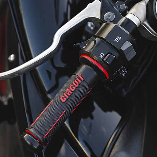 PUÑO SPEED RACING NEGRO/ROJO (JGO.) CIRCUIT MA051-215