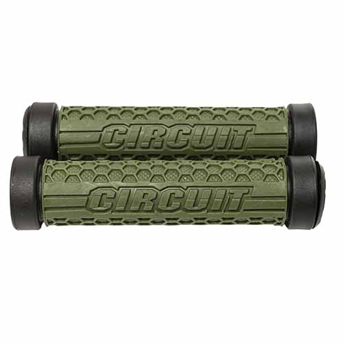 PUÑO HEXAGON BICI NEGRO/VERDE (JGO) CIRCUIT MA087-21P