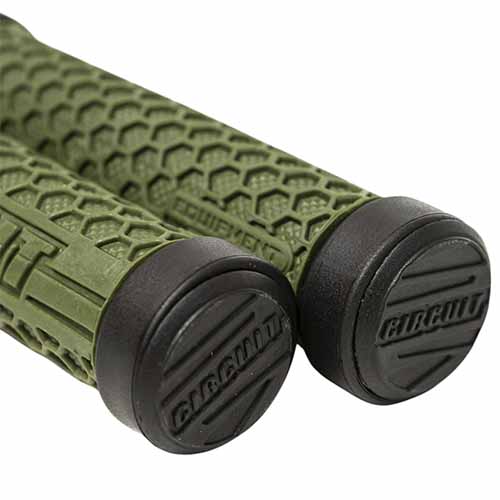 PUÑO HEXAGON BICI NEGRO/VERDE (JGO) CIRCUIT MA087-21P