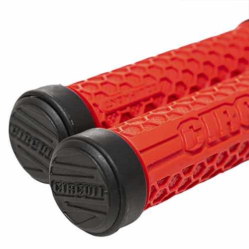 PUÑO HEXAGON 25GEL BICI NEGRO/ROJO (JGO) CIRCUIT MA089-215