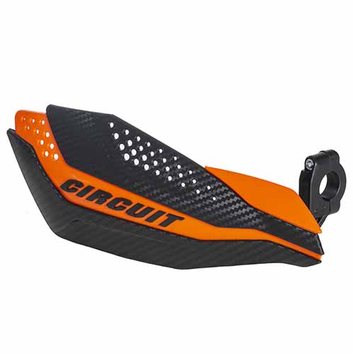 CUBRE MANO DAKAR UNIV. CARBONO/NARANJA (JGO) CIRCUIT PM038-2D9