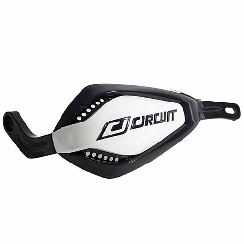 PROTECTOR DE MANO P.4 FAT BAR NEGRO/BLANCO (JGO) CIRCUIT PM022-212