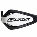 PROTECTOR DE MANO P.4 FAT BAR NEGRO/BLANCO (JGO) CIRCUIT PM022-212