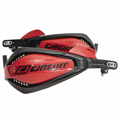 PROTECTOR DE MANO P.4 FAT BAR NEGRO/ROJO (JGO) CIRCUIT PM022-21V