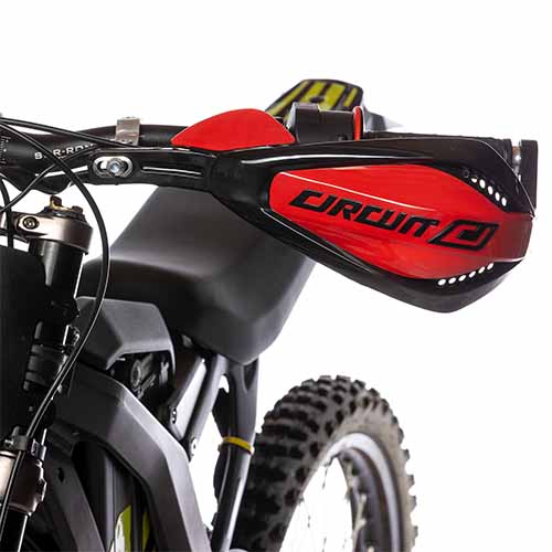 PROTECTOR DE MANO P.4 FAT BAR NEGRO/ROJO (JGO) CIRCUIT PM022-21V