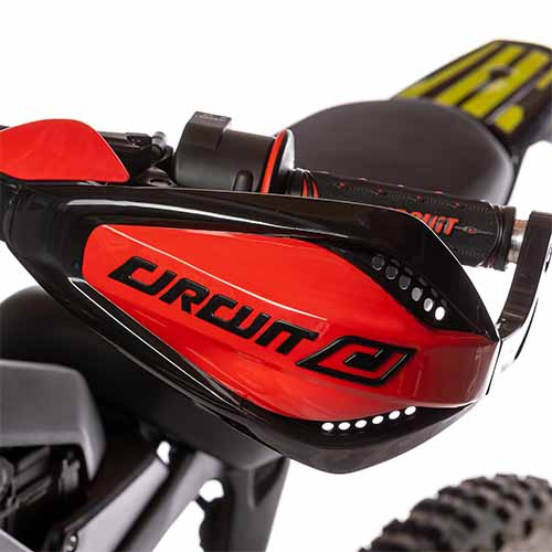 PROTECTOR DE MANO P.4 FAT BAR NEGRO/ROJO (JGO) CIRCUIT PM022-21V