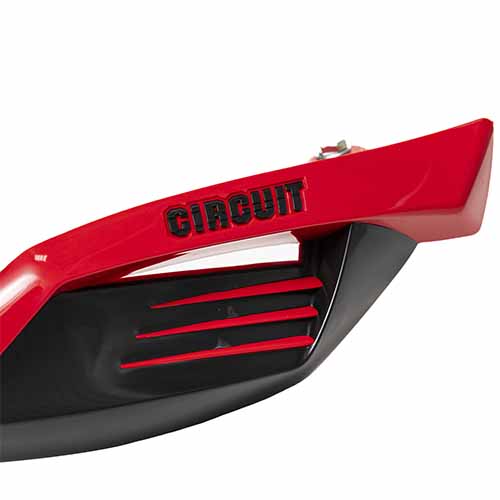 CUBRE MANO STREET NEGRO/ROJO (JGO) CIRCUIT PM050-21V