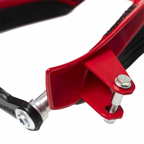 CUBRE MANO STREET NEGRO/ROJO (JGO) CIRCUIT PM050-21V