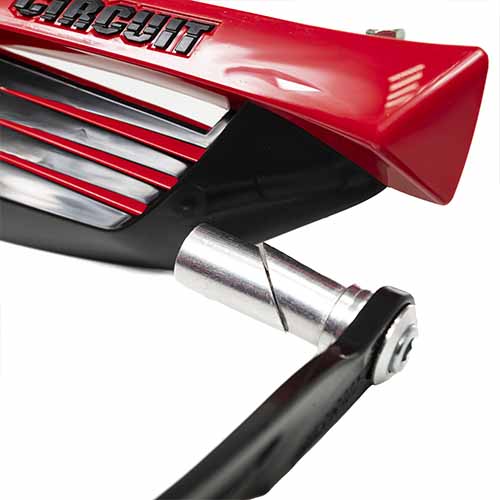 CUBRE MANO STREET NEGRO/ROJO (JGO) CIRCUIT PM050-21V