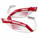 CUBRE MANO STREET BLANCO/ROJO (JGO) CIRCUIT PM050-22V