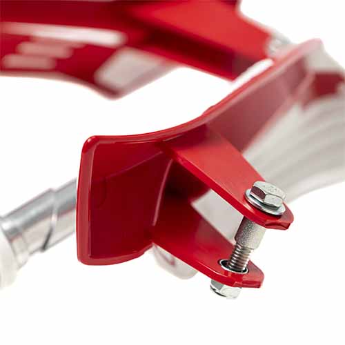 CUBRE MANO STREET BLANCO/ROJO (JGO) CIRCUIT PM050-22V