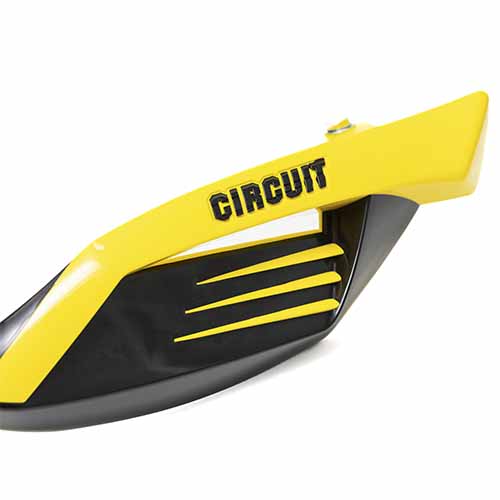 CUBRE MANO STREET NEGRO/AMARILLO (JGO) CIRCUIT PM050-216