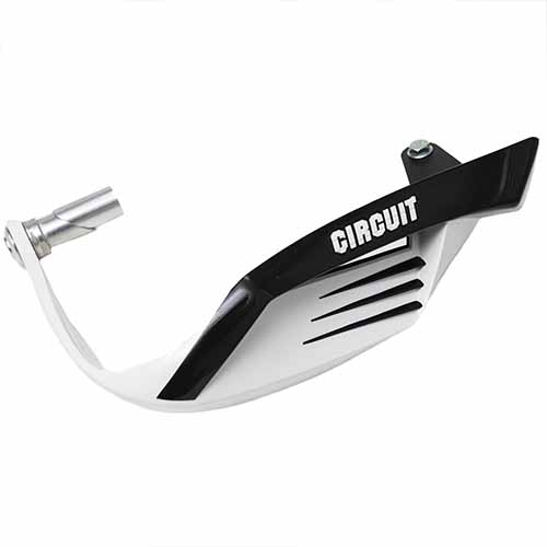 CUBRE MANO STREET BLANCO/NEGRO (JGO) CIRCUIT PM050-221